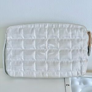 Chanel Travel Line Quilted Cosmetic Clutch